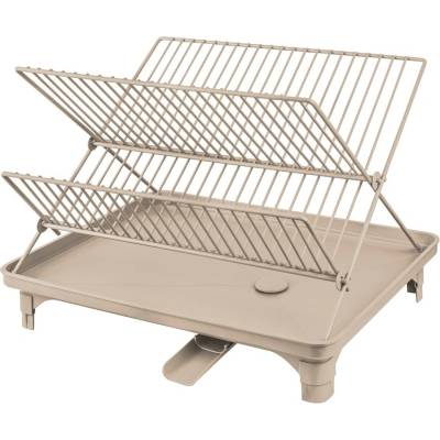 Mette Ditmer Denmark Бежова двуетажна тавичка за оттичане 42x29 cm Dry-It - Mette Ditmer Denmark (DRYDIR15)