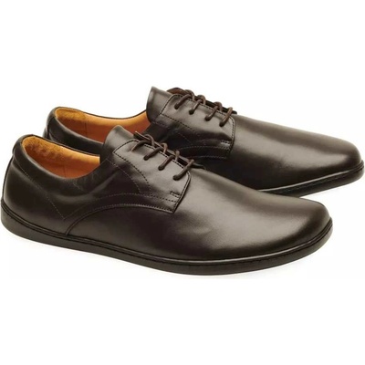 Zaqq Peaq kožené polobotky Black