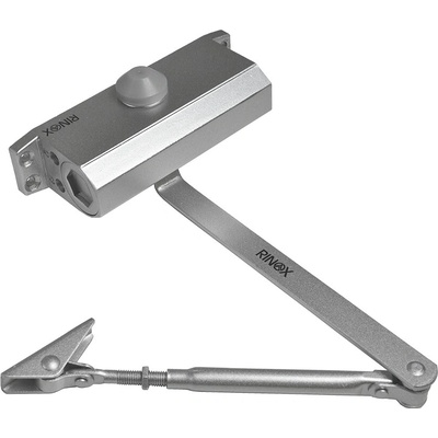 Kovoinox Hydraulický zavírač, max dveře 900mm a 60kg, Al, šedá