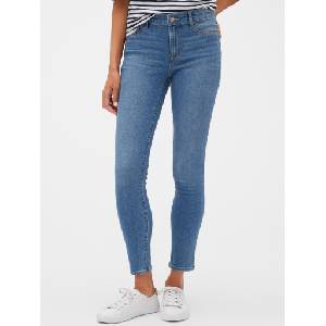 GAP Дънки Mid Rise Favorite Crop Jeggings GAP GAP | Sin | ЖЕНИ | 24/32