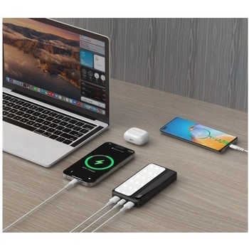 Rebeltec P10 LCD PD Power Bank 10000mAh 22.5W с LED светлина (RBLAKT00030)