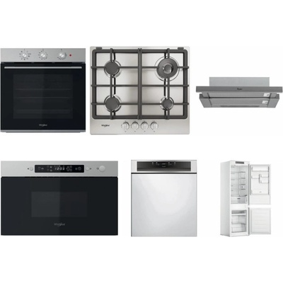 Set Whirlpool OMK38HU0X + TGML 661 IX R + AKR 749/1 IX + MBNA910X + WBC 3C34 PF X + WHC18 T311