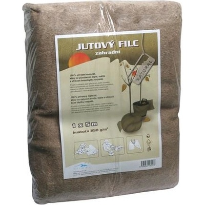 Jutový zahradní filc 1x5m - víceúčelový