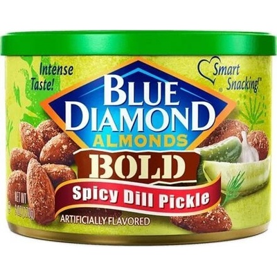 Blue Diamond pálivé mandle s příchutí nakládané okurky a kopru 170 g
