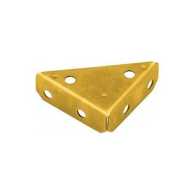 Rohovník bednový NS50 50x50x16mm Zinek žlutý
