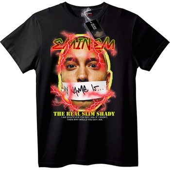 NOONEBRAND Тениска Eminem Истинският Slim Shady - 2XL, Black
