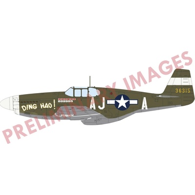 Eduard North American P 51B/C Mustang Birdcage Canopy WEEKEND edition 1:48