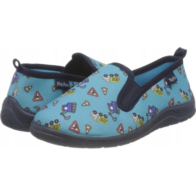 Playshoes detské papuče s gumičkou modré