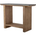 Bloomingville Конзолна маса с метална плоча в естествен цвят 40x110 cm Riva - Bloomingville (82065050)