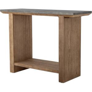 Bloomingville Конзолна маса с метална плоча в естествен цвят 40x110 cm Riva - Bloomingville (82065050)