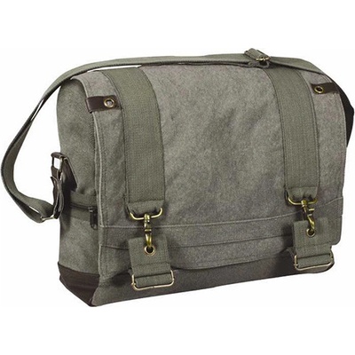 ROTHCO taška VINTAGE cez rameno B-15 PILOT MESSENGER OLIV