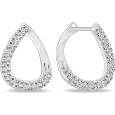 Brilio Silver náušnice EA1075W