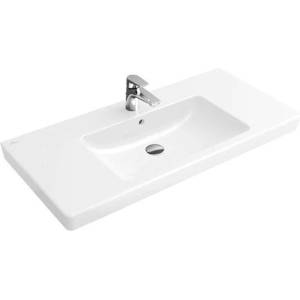 Villeroy & Boch Subway 2.0 - Умивалник за вграждане 100x47 см, с преливник, отвор за смесител, алпийско бяло 71751G01 (71751G01)