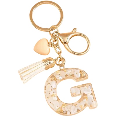 HARAHU Ключодържател Азбука - g / Бяла kp37803 (37803)