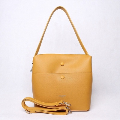 David Jones dámská tříoddílová kabelka na rameno crossbody CM5769 žlutá