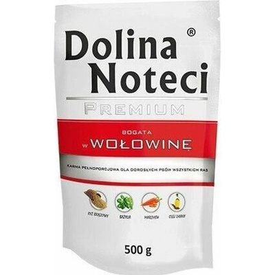 DOLINA NOTECI PREMIUM hovädzie vrecko pre psov 500 g
