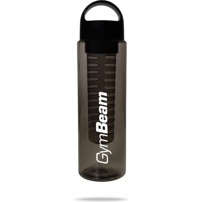GymBeam Спортна бутилка с инфузер All-Black 700 ml