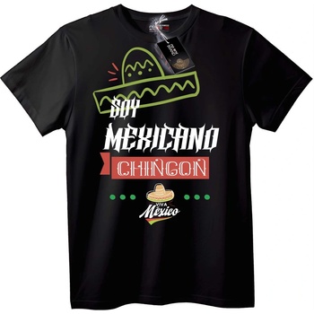 NOONEBRAND Тениска Аз Съм Мексиканец Chingon - 2XL, White