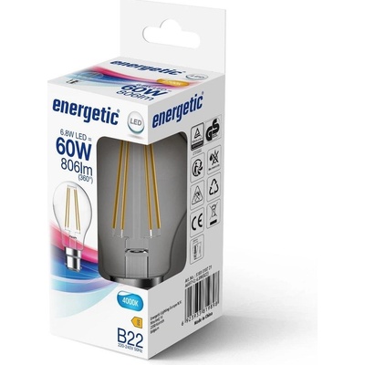 Nordlux NOR 5181010721 B22 A60 4000K 860lm