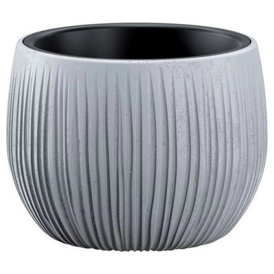 Prosperplast Kvetináč Beton Bowl ,144x110 mm sivý