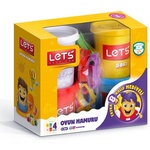 LET'S Пластилин 4 цвята + форми Let's L8344 600гр