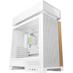 Deepcool Корпус atx cl6600 wh с водно охлаждане, без захранване, бял, със стъклени стени r-cl6600-whnna0-g (r-cl6600-whnna0-g)