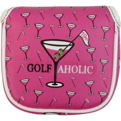 Best Of Golf America Golfaholic Mallet headcover růžový – Zboží Dáma
