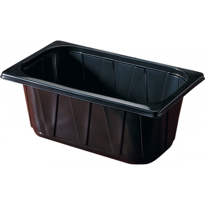 DUNI Tácka 1 4GN pp čierna 1-dielna 265 × 161x100 mm