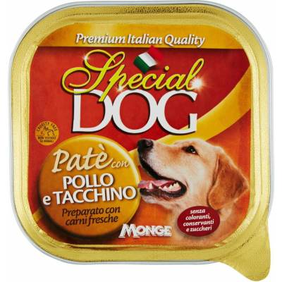 Special Dog Excellence kvalitná paštéta s kuracím a morčacím mäsom 300 g