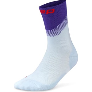 CEP Мъжки чорапи за бягане CEP Run Edt. Split Socks Mid Cut Running socks - Light Blue - размер III (207-1853-0311)