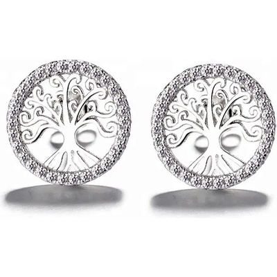 Majya stříbrné náušnice JENNA 10175