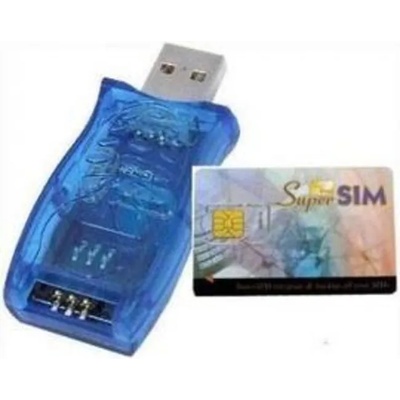 Estillo Четец за Sim карти ESTILLO, USB 2.0 (EST-SIM-READER-BLUE)