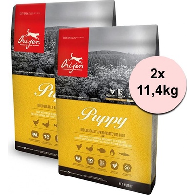Orijen Dog Puppy 2 x 11,4 kg