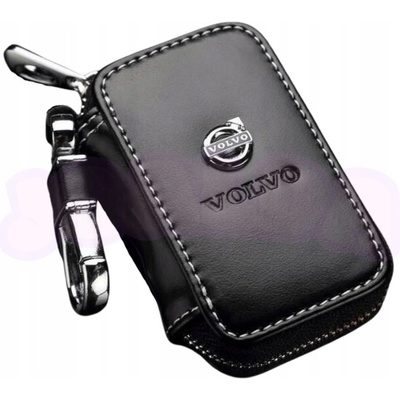 Kľúčenka KOŽENÉ PUZDRO na kľúče VOLVO logo do auta ELEGANTNÁ