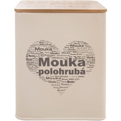 Orion Dóza Polohrubá mouka Srdce 11,5 x 11,5 x 14 cm