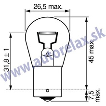 Narva P21W BA15s 12V 21W