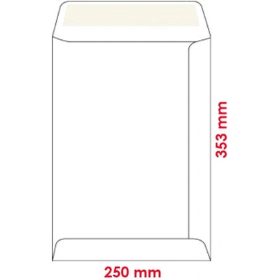 Obálky B4 250 x 353 mm tašky ofset, samolepicí, 250 KS / BAL 445011