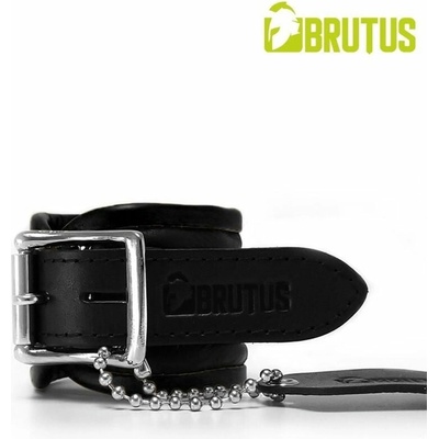 Brutus Leather Wrist Restraints Black
