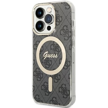 GUESS GUHMP15LH4STK iPhone 15 Pro 6.1" black hardcase IML 4G MagSafe (GUHMP15LH4STK)