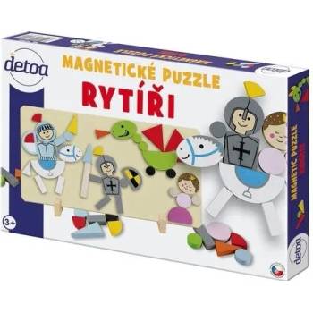 Detoa magnetické puzzle Rytieri