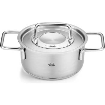 Fissler Висока тенджера за готвене PURE 16 см, сребриста, неръждаема стомана, Fissler (FS86114160000)