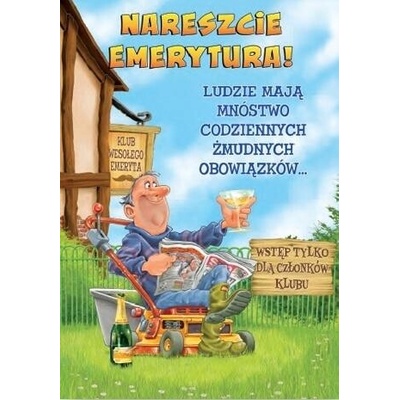 Blahoželanie k odchodu do dôchodku