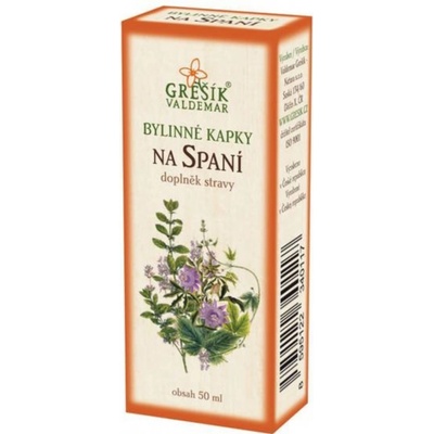 Grešík Bylinné kvapky na spanie 50 ml