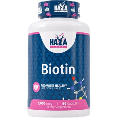 Haya Labs Biotin 5000 mcg [60 капсули]