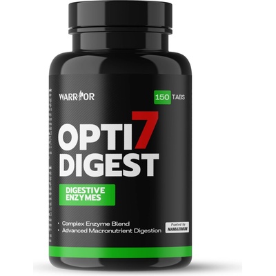 Warrior Opti 7 Digest trávicí enzymy 150 tablet