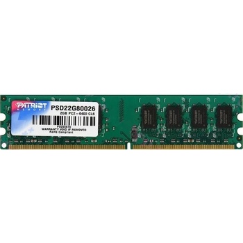 Patriot DDR2 2GB 800MHz CL6 PSD22G80026