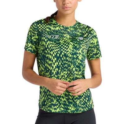 New Balance London Edition RC Essential Printed T Shirt zelená