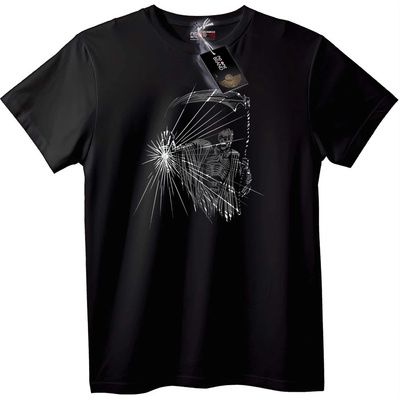 NOONEBRAND Тениска със скелет с чадър - XS, White