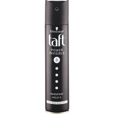 Taft Power Invisible lak na vlasy 5 mega silná fixácia 250 ml