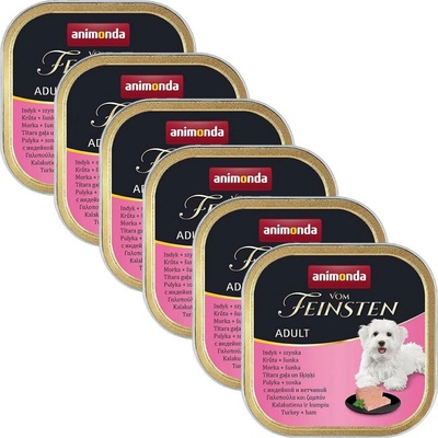 Animonda Vom Feinsten Adult Dog morka a šunka 6 x 150 g